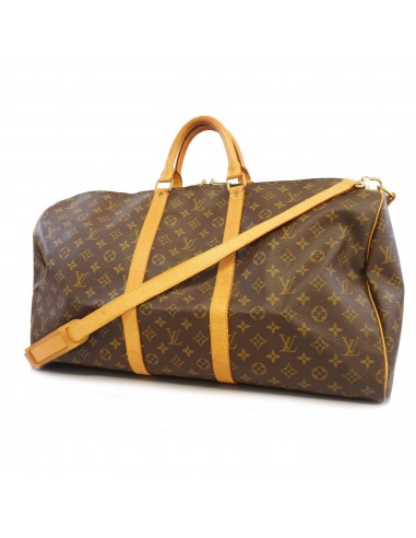 Auth Louis Vuitton Monogram Keepol Band Lier 55 M41414 MenWomenUnisex Boston Bag pas chere