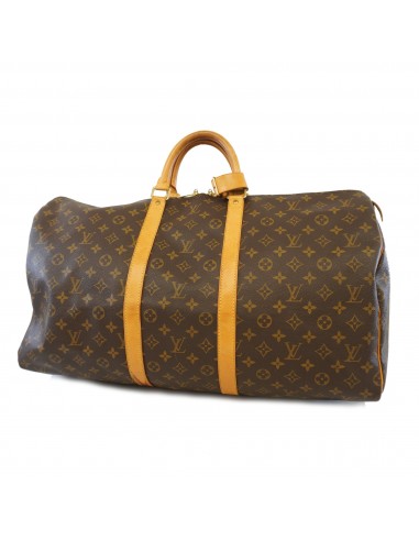 Auth Louis Vuitton Monogram Keepol 55 M41424 MenWomenUnisex Boston BagHandbag est présent 