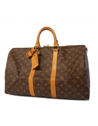 Auth Louis Vuitton Monogram Keepol 45 M41428 MenWomenUnisex Boston BagHandbag du meilleur 