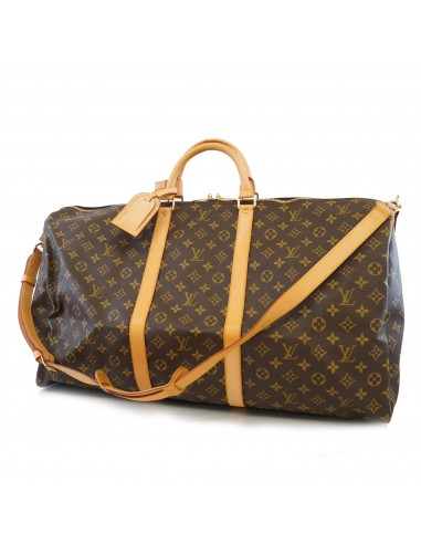 Auth Louis Vuitton Boston Bag Monogram Keepall Bandolier 60 M41412 Unisex pour bénéficier 